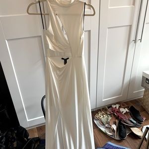 White long dress